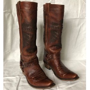 Junk Gypsy cowboy boots by Lane, size 8.